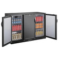 Polar G-series 850mm Triple Door Back Bar Cooler Solid Door 320 Ltr